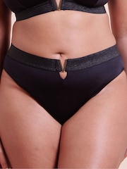 Curvy Kate Black Siren Seas High Leg Bikini Briefs - Image 1 of 6