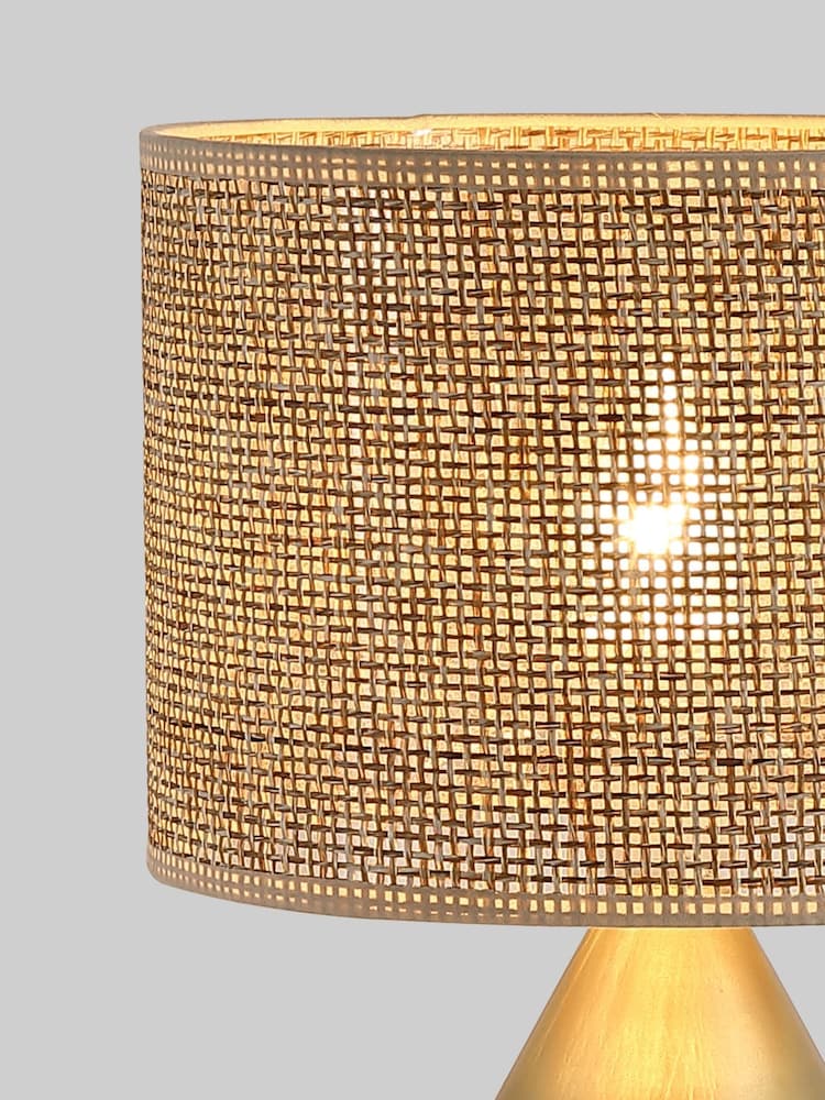 Searchlight Gold 1 Light Metal Table Lamp - Image 4 of 4