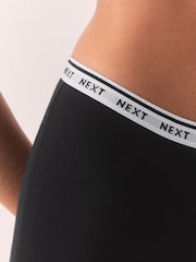 Nyeusi - Pamba za cotton Knickers 7 Pakiti - Picha 5 kati ya 8