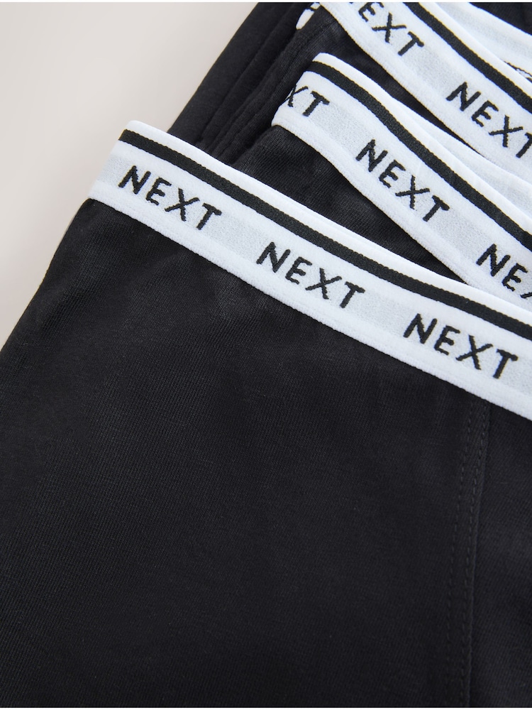 Nyeusi - Pamba za cotton Knickers 7 Pakiti - Picha 8 kati ya 8