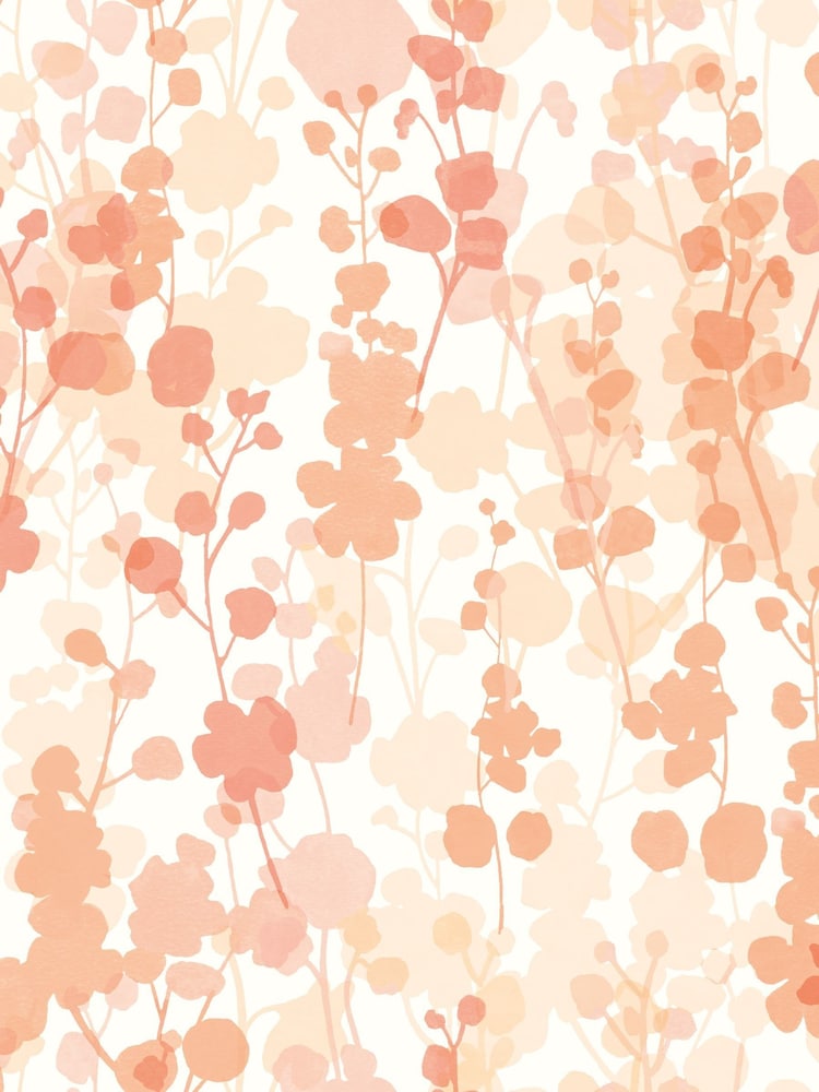 Ohpopsi Tangerine Blossom A4 Wallpaper Sample - Image 1 of 1