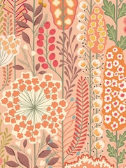 Ohpopsi Spice Twist Seedheads Apricot Mix A4 Wallpaper Sample - Image 1 of 1