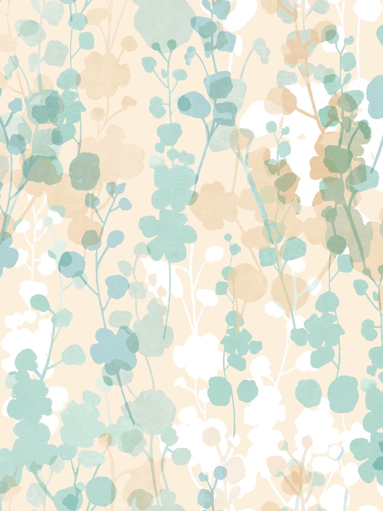 Ohpopsi Seafoam Blossom A4 Wallpaper Sample - Image 1 of 1