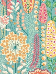 Ohpopsi Spearmint Seedheads Apricot Mix A4 Wallpaper Sample - Image 1 of 1