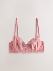 Black Print/Rust/Pink Full Cup Non Padded Full Cup Bras 3 Pack - Image 9 of 12