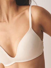Chocolate/Pink/Cream Non Wired Push Up A-E Ultimate Comfort Smoothing T-Shirt Bras 3 Pack - Image 5 of 10