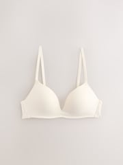 Chocolate/Pink/Cream Non Wired Push Up A-E Ultimate Comfort Smoothing T-Shirt Bras 3 Pack - Image 6 of 10
