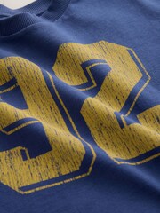 Blue Washed 92 Short Sleeve Graphic T-Shirt (3-16yrs) - Image 3 of 4