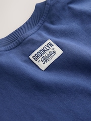 Blue Washed 92 Short Sleeve Graphic T-Shirt (3-16yrs) - Image 4 of 4