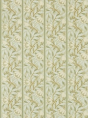 Morris & Co Sage Peony Trellis Unfinished Works A4 Wallpaper Sample - Image 1 of 1