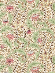 Morris & Co Rose Linen Wild Tulip  Vine Unfinished Works A4 Wallpaper Sample - Image 1 of 1
