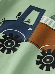 Polarn O. Pyret Green Printed Top - Image 2 of 2