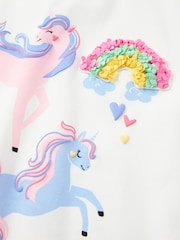 Polarn O. Pyret White Printed Top - Image 3 of 3