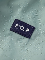 Polarn O. Pyret Green Lightweight Waterproof Jacket - Image 7 of 7