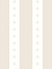 Hoopla Walls Linen Stone Decorative Stripe Linen  Stone A4 Wallpaper Sample - Image 1 of 1