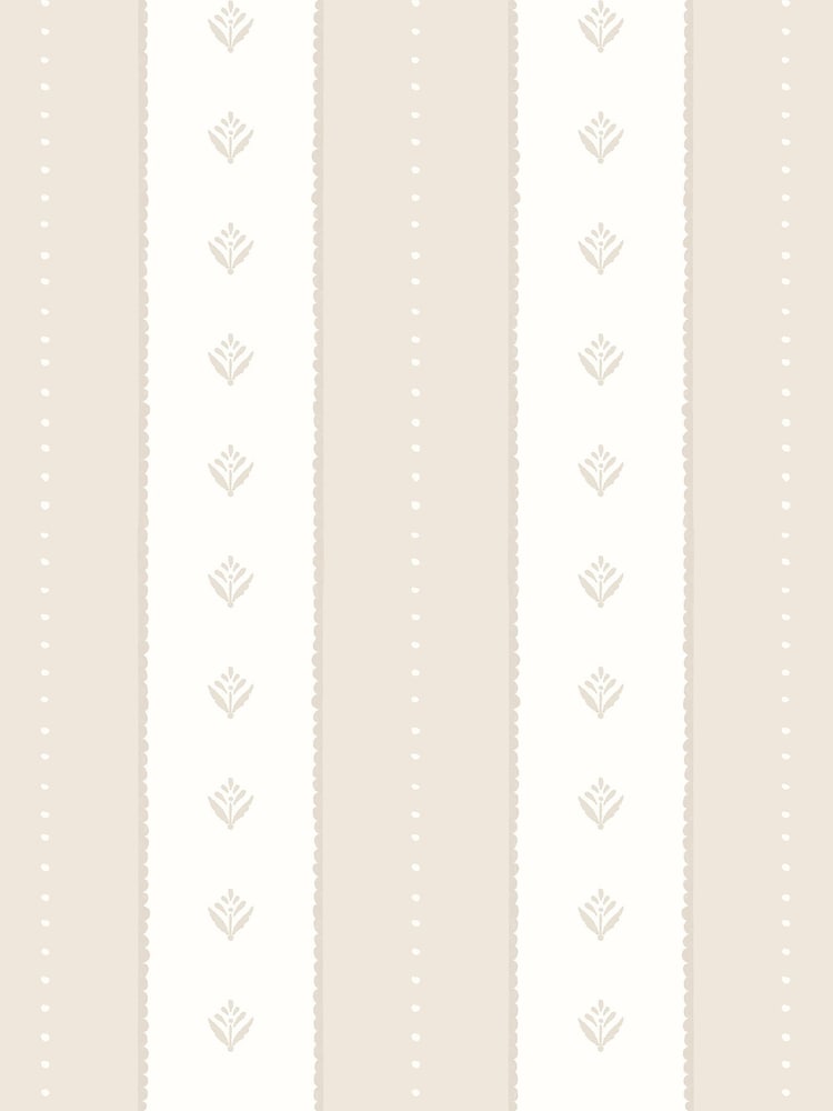 Hoopla Walls Linen Stone Decorative Stripe Linen  Stone A4 Wallpaper Sample - Image 1 of 1