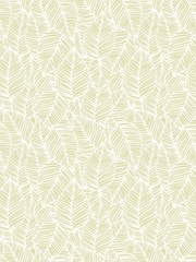Hoopla Walls Soft Lime Zebra Leaf Linen A4 Wallpaper Sample - Image 1 of 1