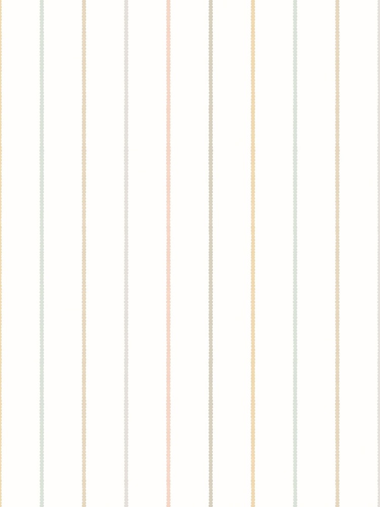 Hoopla Walls Linen  Straw Mix Scallop Stripe Linen  Straw Mix A4 Wallpaper Sample - Image 1 of 1
