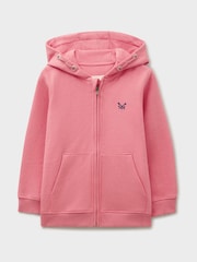 Crew Clothing Company Orange Zip Through Hoodie - Image 1 of 2