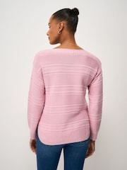 Crew Clothing Pink Tali Jumper - Image 3 of 5