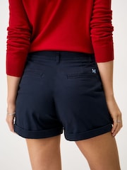 Crew Clothing Company Blue Tilda Chino Shorts - Image 2 of 5