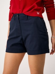 Crew Clothing Company Blue Tilda Chino Shorts - Image 3 of 5