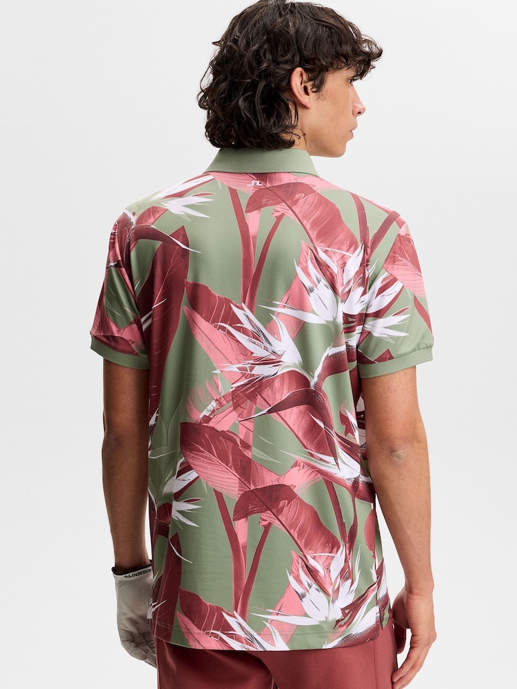 J.Lindeberg Tour Tech プリント ポロシャツ - 画像 2 / 5