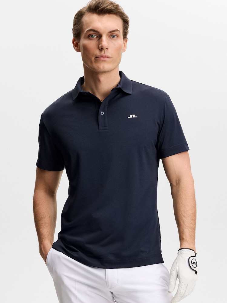 J.Lindeberg Blue Bridge Polo Shirt - Image 1 of 6