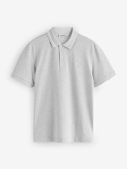 J.Lindeberg Grey Joey Tipping Polo Shirt - Image 1 of 1