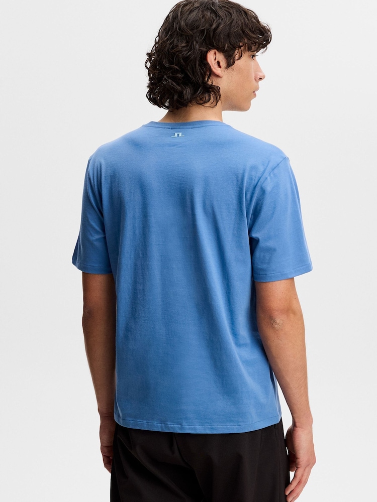 J.Lindeberg Blue Alpha Graphic T-Shirt - Image 2 of 5