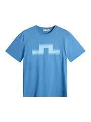 J.Lindeberg Blue Alpha Graphic T-Shirt - Image 4 of 5