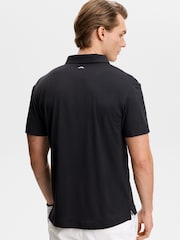 J.Lindeberg Black Bridge Polo Shirt - Image 2 of 5