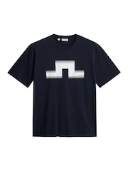 J.Lindeberg Blue Alpha Graphic T-Shirt - Image 5 of 5