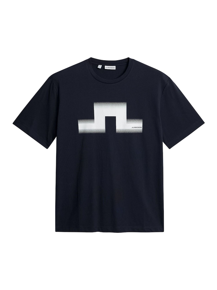 J.Lindeberg Blue Alpha Graphic T-Shirt - Image 5 of 5