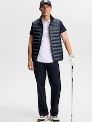 J.Lindeberg Blue Bruce Polo Shirt - Image 3 of 6