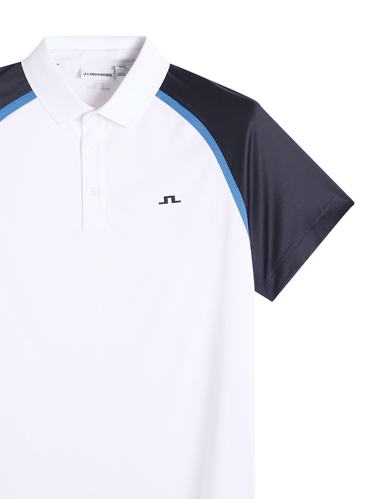 J.Lindeberg Blue Bruce Polo Shirt - Image 6 of 6