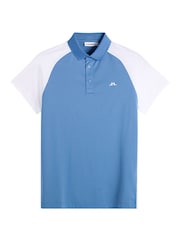 J.Lindeberg Blue Bruce Polo Shirt - Image 5 of 6