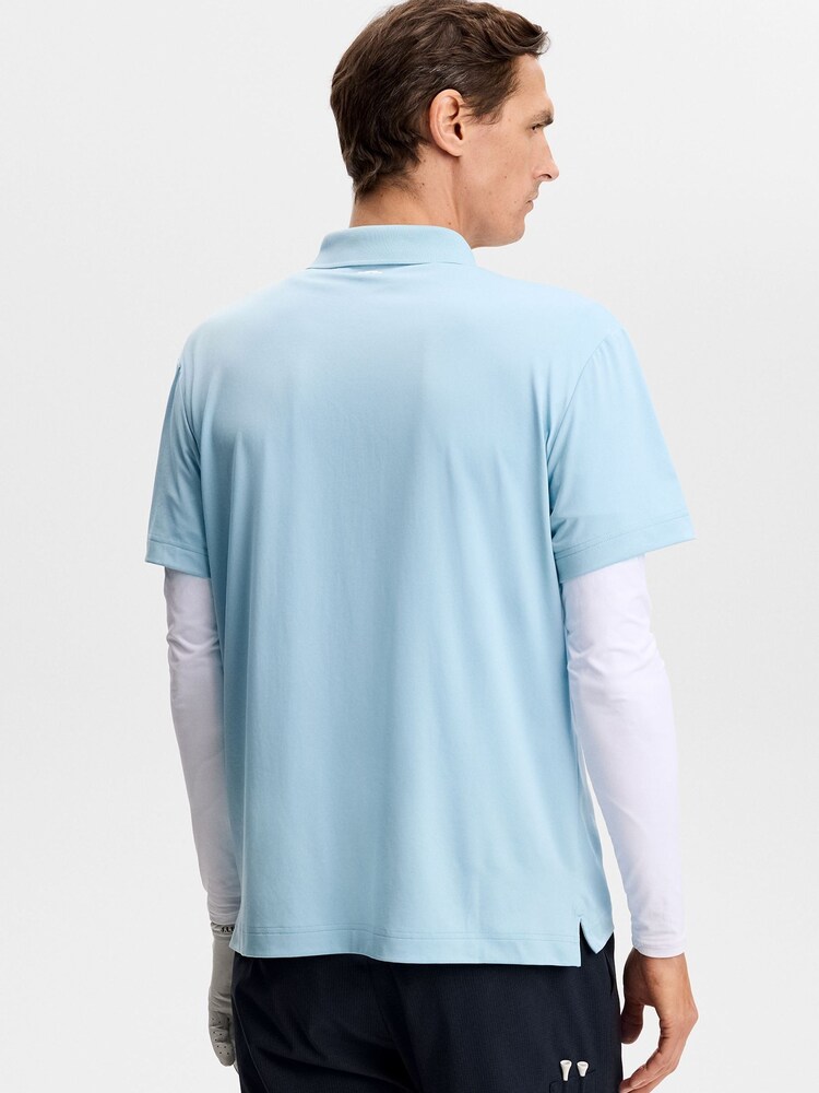 J.Lindeberg Blue Bridge Polo Shirt - Image 2 of 5