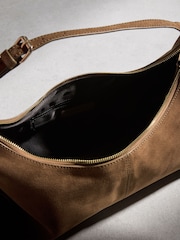 Sand N. Premium Suede Fringe Shoulder Bag - Image 3 of 5