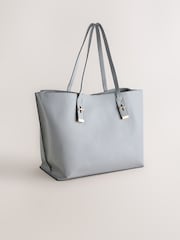 Grey Structured Tote Bag - Image 1 of 5