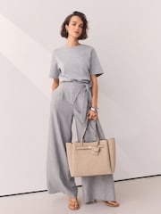 Maro - Belted Charm Tote Bag - Imaginea 2 din 9