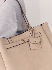 Maro - Belted Charm Tote Bag - Imaginea 4 din 9