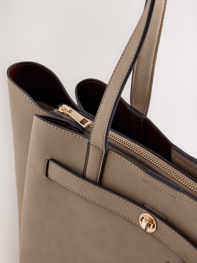 Maro - Belted Charm Tote Bag - Imaginea 9 din 9 Maro - Belted Charm Tote Bag - Imaginea 9 din 9