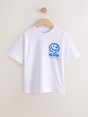 White Smile Short Sleeve Graphic T-Shirt (3-16yrs) - Image 1 of 4