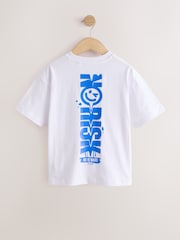 White Smile Short Sleeve Graphic T-Shirt (3-16yrs) - Image 2 of 4
