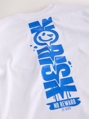 White Smile Short Sleeve Graphic T-Shirt (3-16yrs) - Image 4 of 4