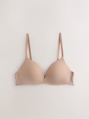 Black/White/Praline Nude Non Wired Push Up A-E Ultimate Comfort Smoothing T-Shirt Bras 3 Pack - Image 7 of 10