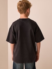Charcoal Grey Tokyo Washed Graphic T-Shirt (3-16yrs) - Image 3 of 8