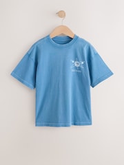 Blue Celestial Washed Graphic T-Shirt (3-16yrs) - Image 1 of 4