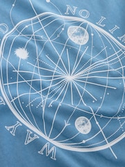 Blue Celestial Washed Graphic T-Shirt (3-16yrs) - Image 3 of 4